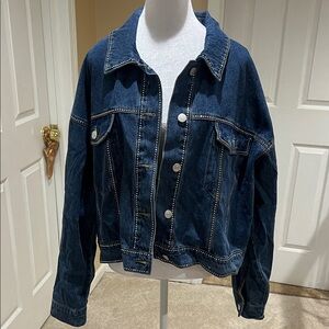 Denim Jacket with rhinestones